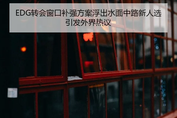 EDG转会窗口补强方案浮出水面中路新人选引发外界热议